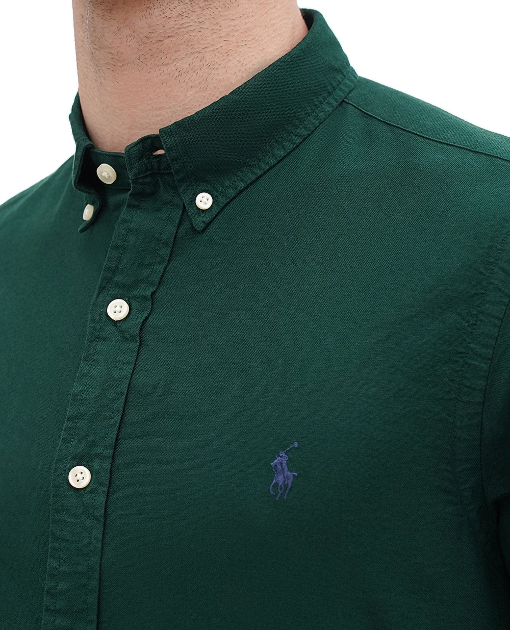 Рубашка Polo Ralph Lauren 710804257042, зеленый цвет • Купить в интернет-магазине Kameron