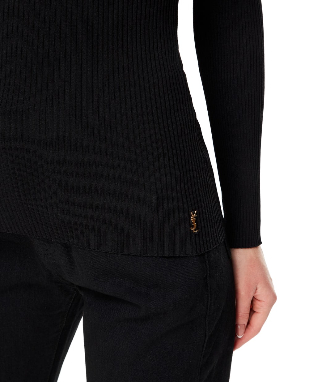 Пуловер Cassandre Saint Laurent 705400-Y75PU, черный цвет • Купить в интернет-магазине Kameron