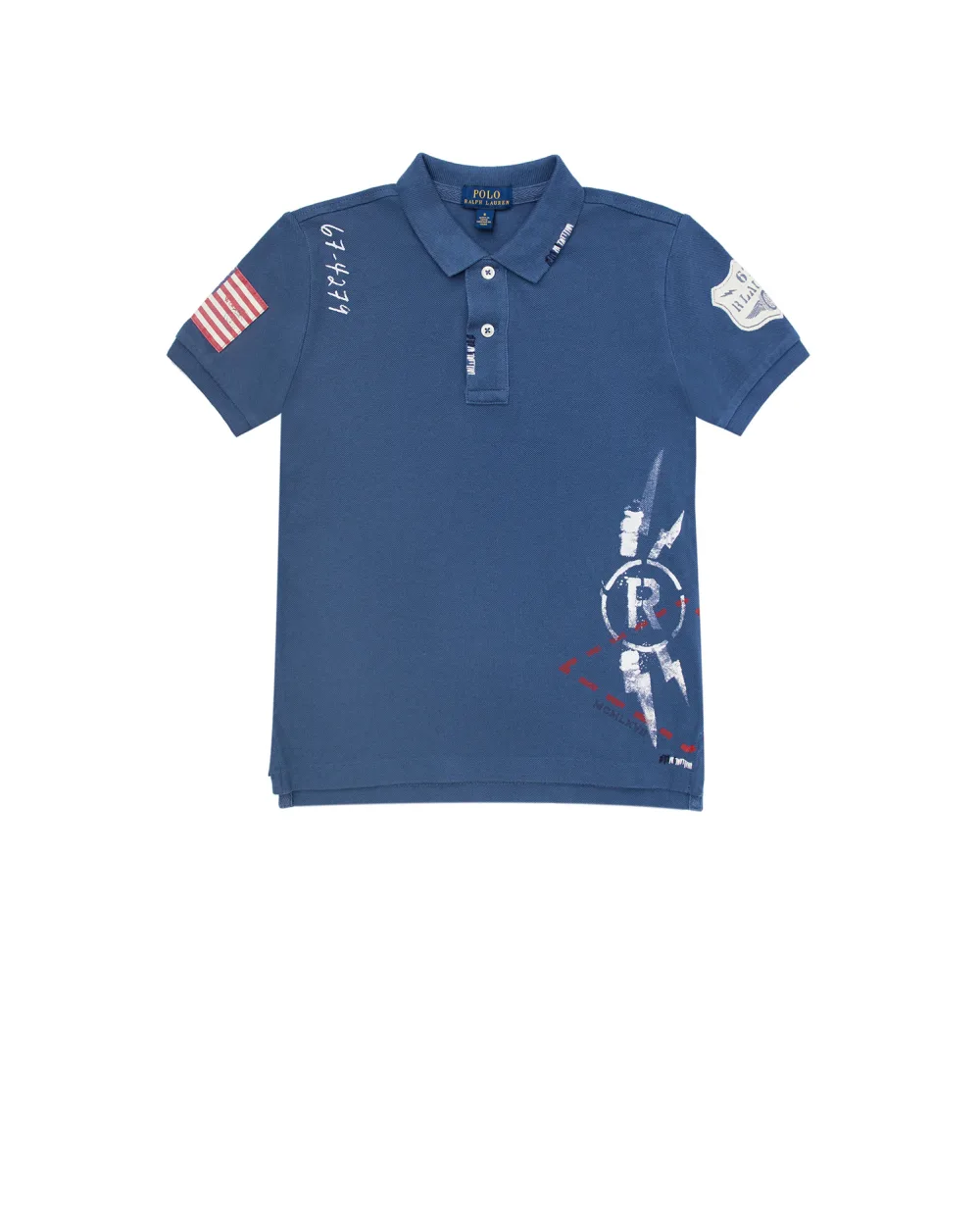 Поло Polo Ralph Lauren Kids 323712401001, синий цвет • Купить в интернет-магазине Kameron
