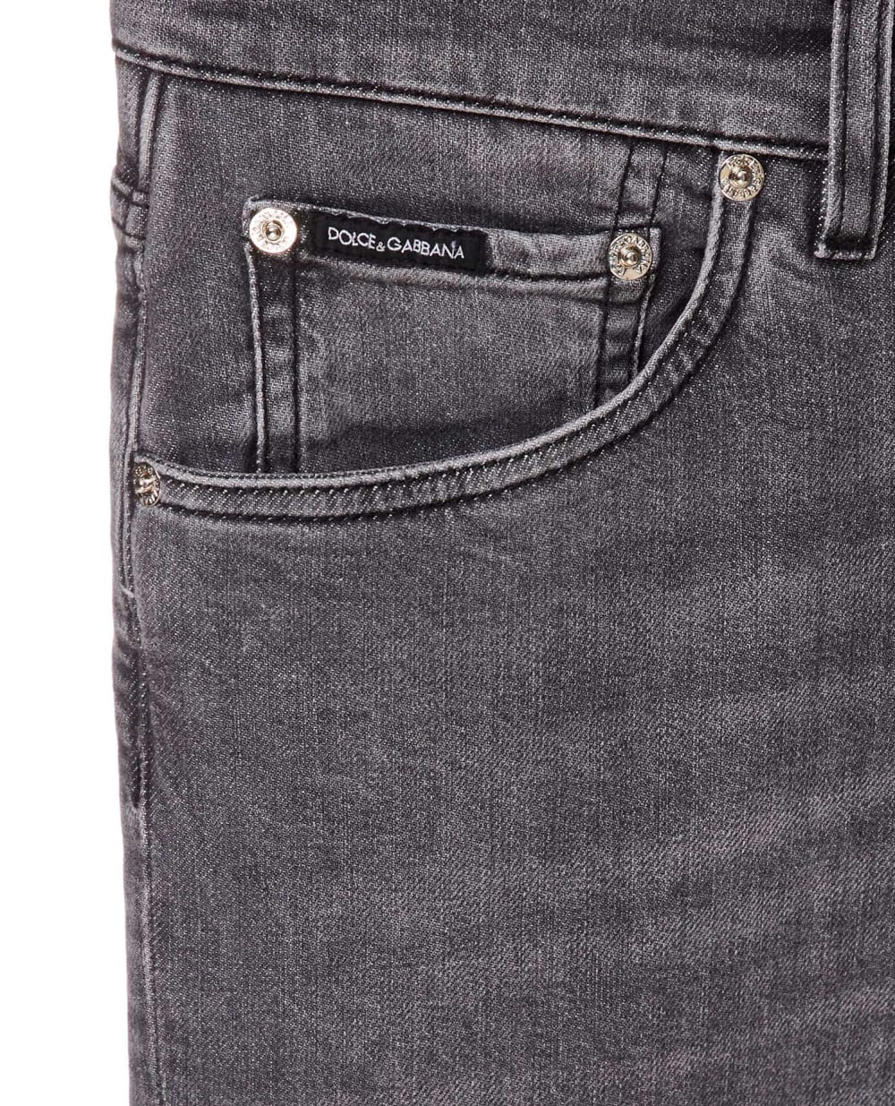 Джинсы Dolce&Gabbana GY07CD-G8CP2, серый цвет • Купить в интернет-магазине Kameron