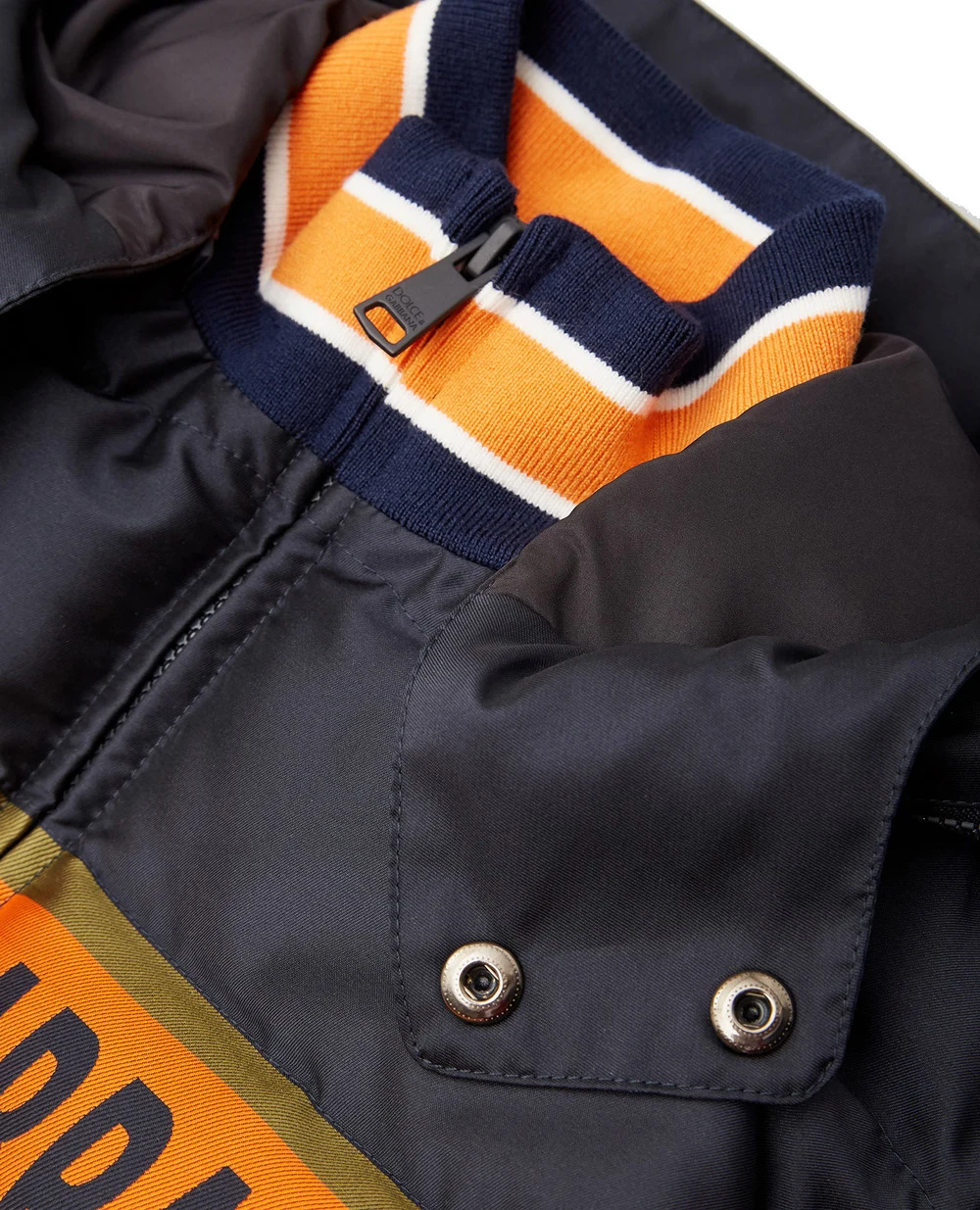 Пуховик Dolce&Gabbana Kids L4JB1P-G7WWL-B, синий цвет • Купить в интернет-магазине Kameron