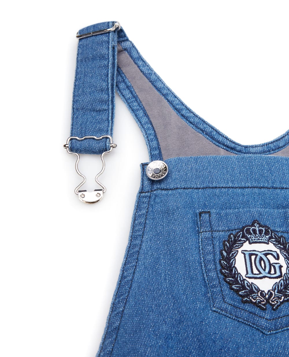 Комбинезон Dolce&Gabbana Kids L1JQH7-G7YDZ, синий цвет • Купить в интернет-магазине Kameron