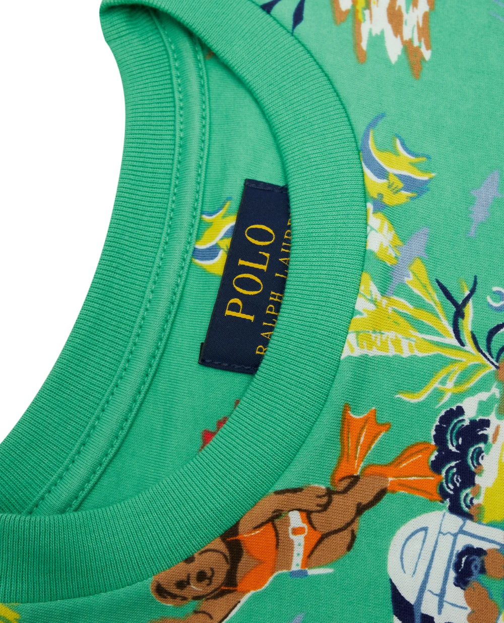 Детская футболка Polo Ralph Lauren Kids 321902399001, разноцветный цвет • Купить в интернет-магазине Kameron