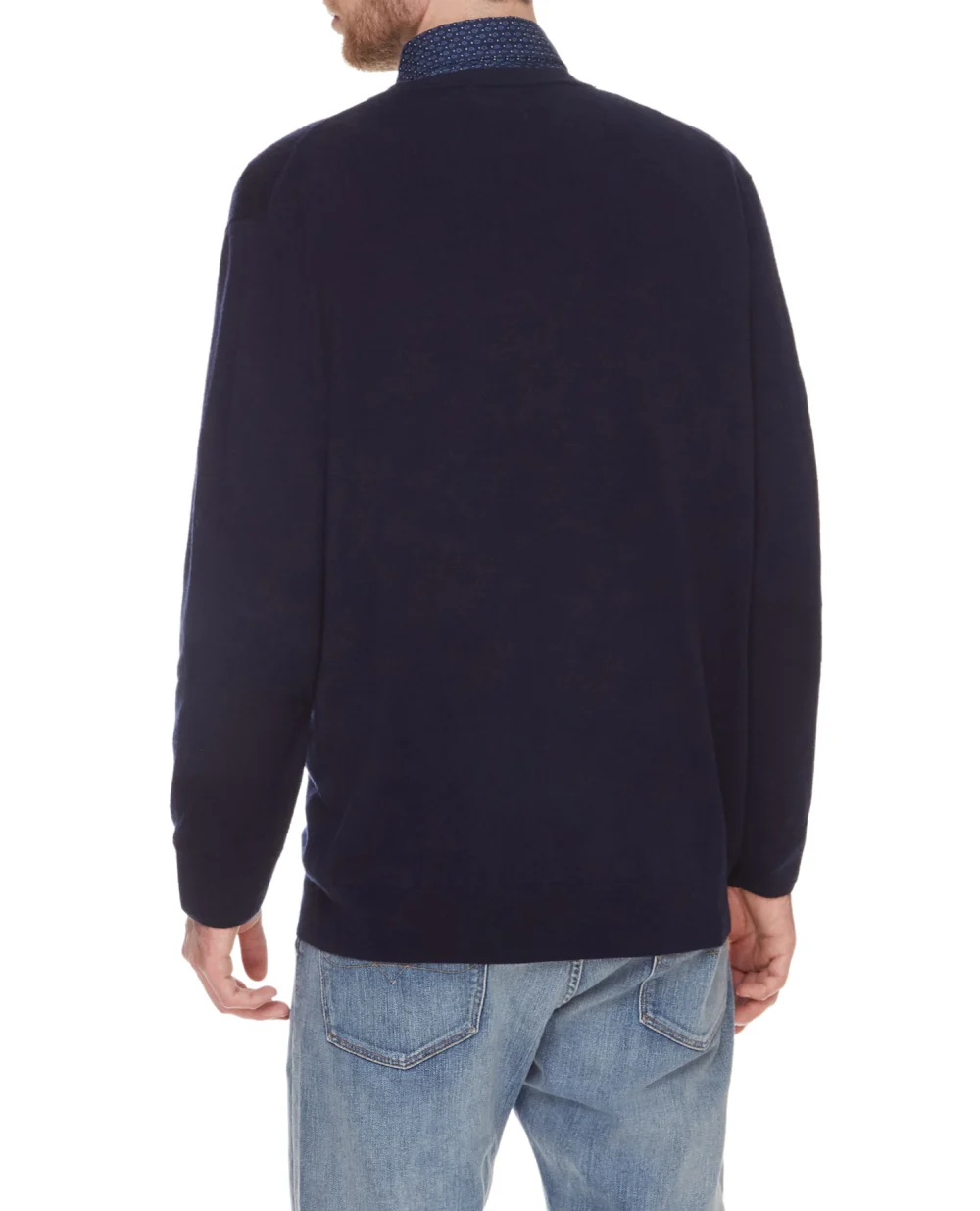 Шерстяной пуловер Polo Ralph Lauren 714347004, синий цвет • Купить в интернет-магазине Kameron