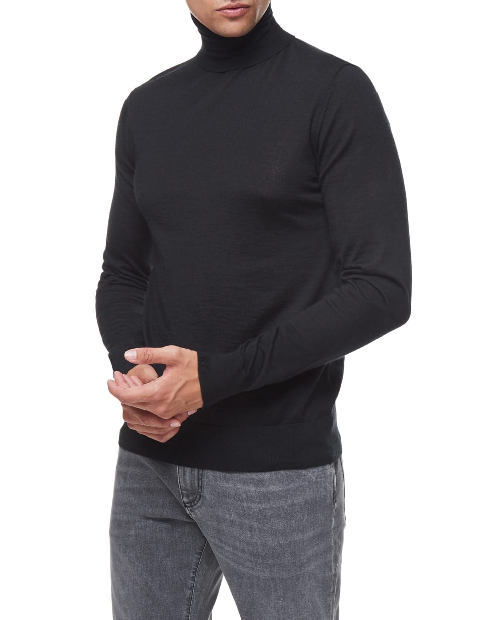 Кашемировый гольф Dolce&Gabbana GX625T-JAWRC, черный цвет • Купить в интернет-магазине Kameron