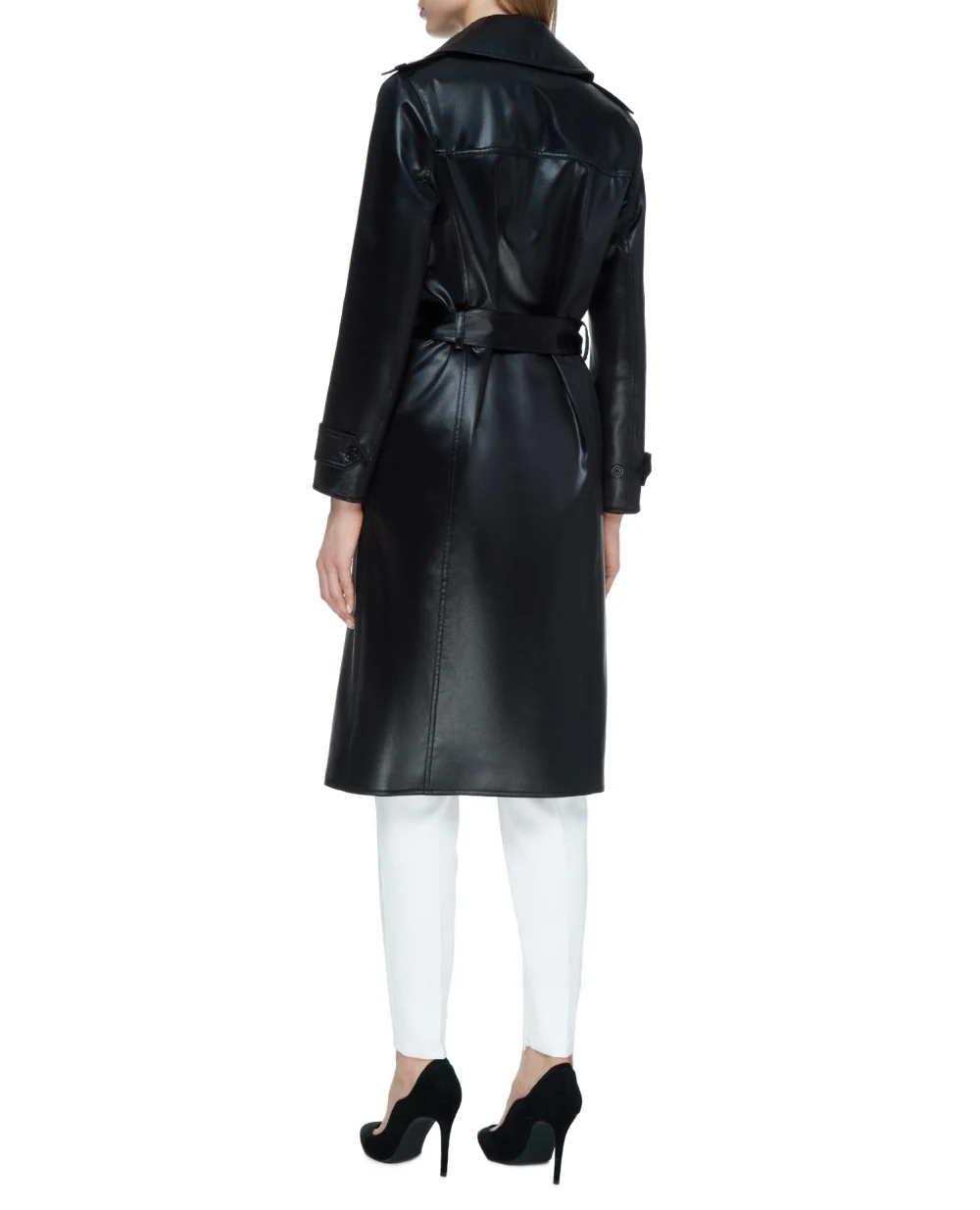 Тренч Saint Laurent 634651-Y7B15, черный цвет • Купить в интернет-магазине Kameron