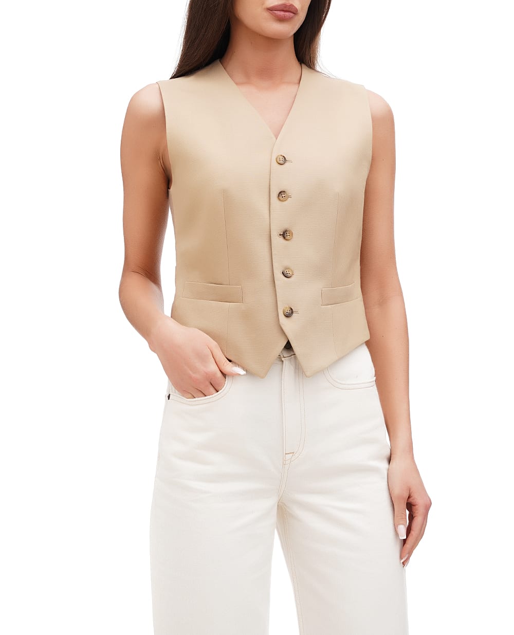 Жилет Polo Ralph Lauren 211924786001, бежевый цвет • Купить в интернет-магазине Kameron
