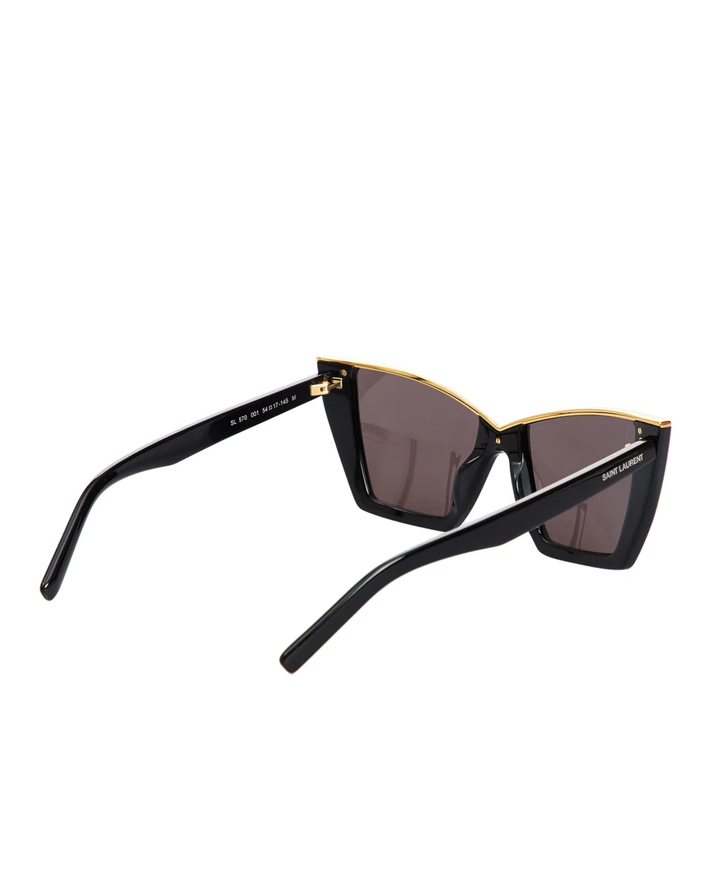 Солнцезащитные очки Saint Laurent SL 570-001, черный цвет • Купить в интернет-магазине Kameron
