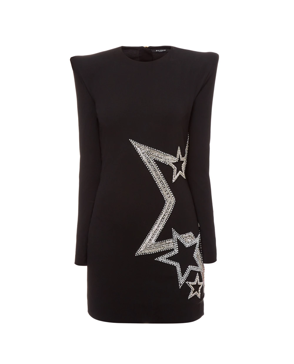 Платье Balmain WF1R8320P087, прозрачный цвет • Купить в интернет-магазине Kameron