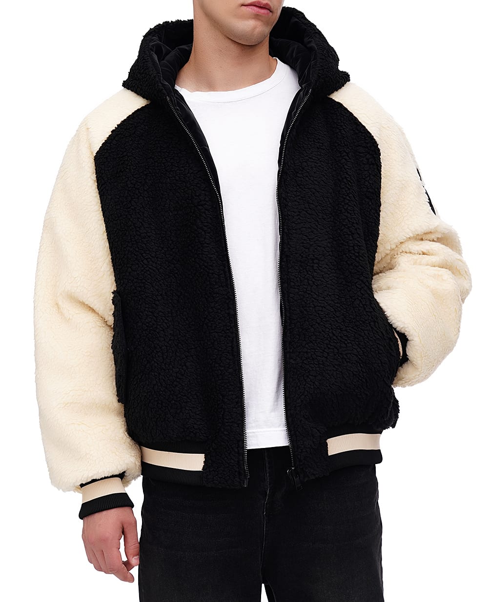 Бомбер двухсторонний Balmain DH1TF320XG23, черный цвет • Купить в интернет-магазине Kameron