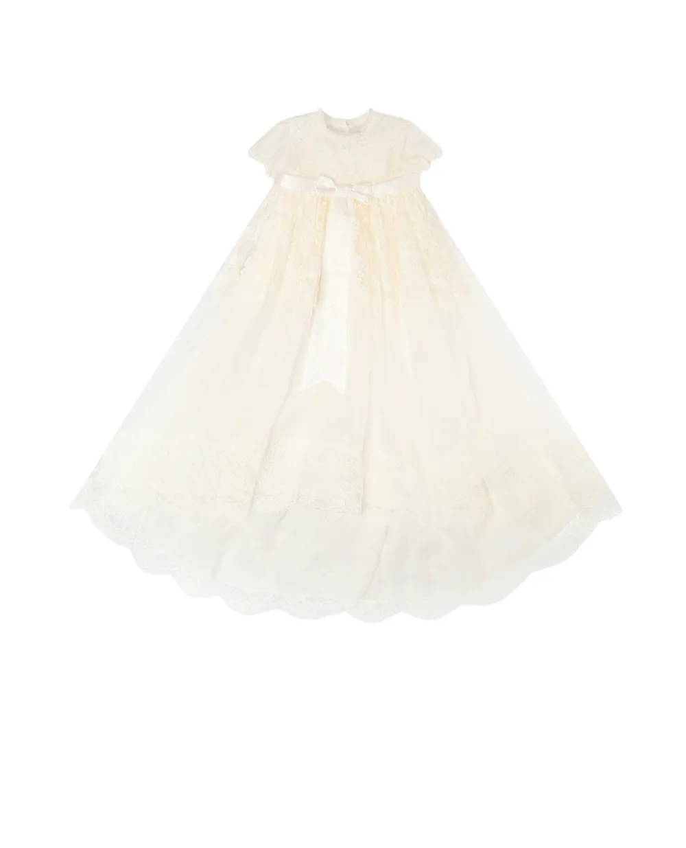 Детское платье Dolce&Gabbana Kids L0EGC7-FU1AT-, белый цвет • Купить в интернет-магазине Kameron