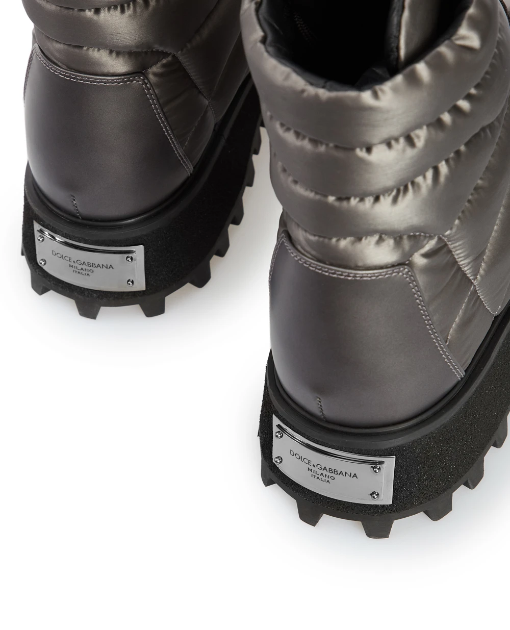 Ботинки Dolce&Gabbana A60404-AQ303, серебряный цвет • Купить в интернет-магазине Kameron
