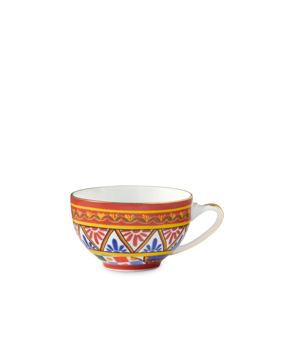 Чайная чашка с блюдцем из фарфора Dolce&Gabbana TC0102-TCA24, разноцветный цвет • Купить в интернет-магазине Kameron