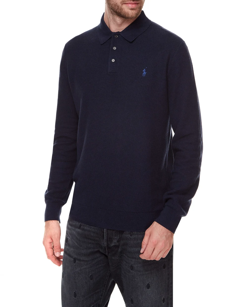 Поло Polo Ralph Lauren 710787142001, синий цвет • Купить в интернет-магазине Kameron