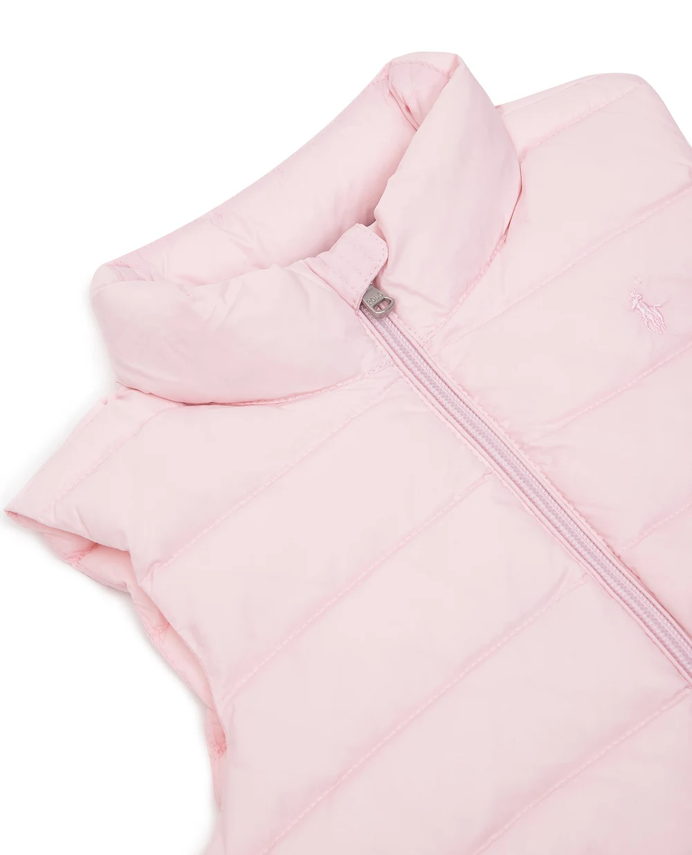 Пуховой жилет Polo Ralph Lauren Kids 311738501003, розовый цвет • Купить в интернет-магазине Kameron