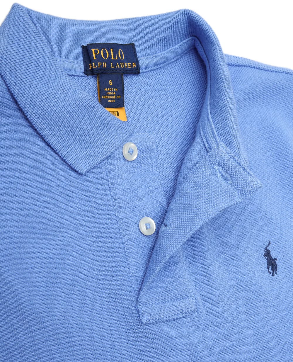 Детское поло Polo Ralph Lauren Kids 322603252025, голубой цвет • Купить в интернет-магазине Kameron