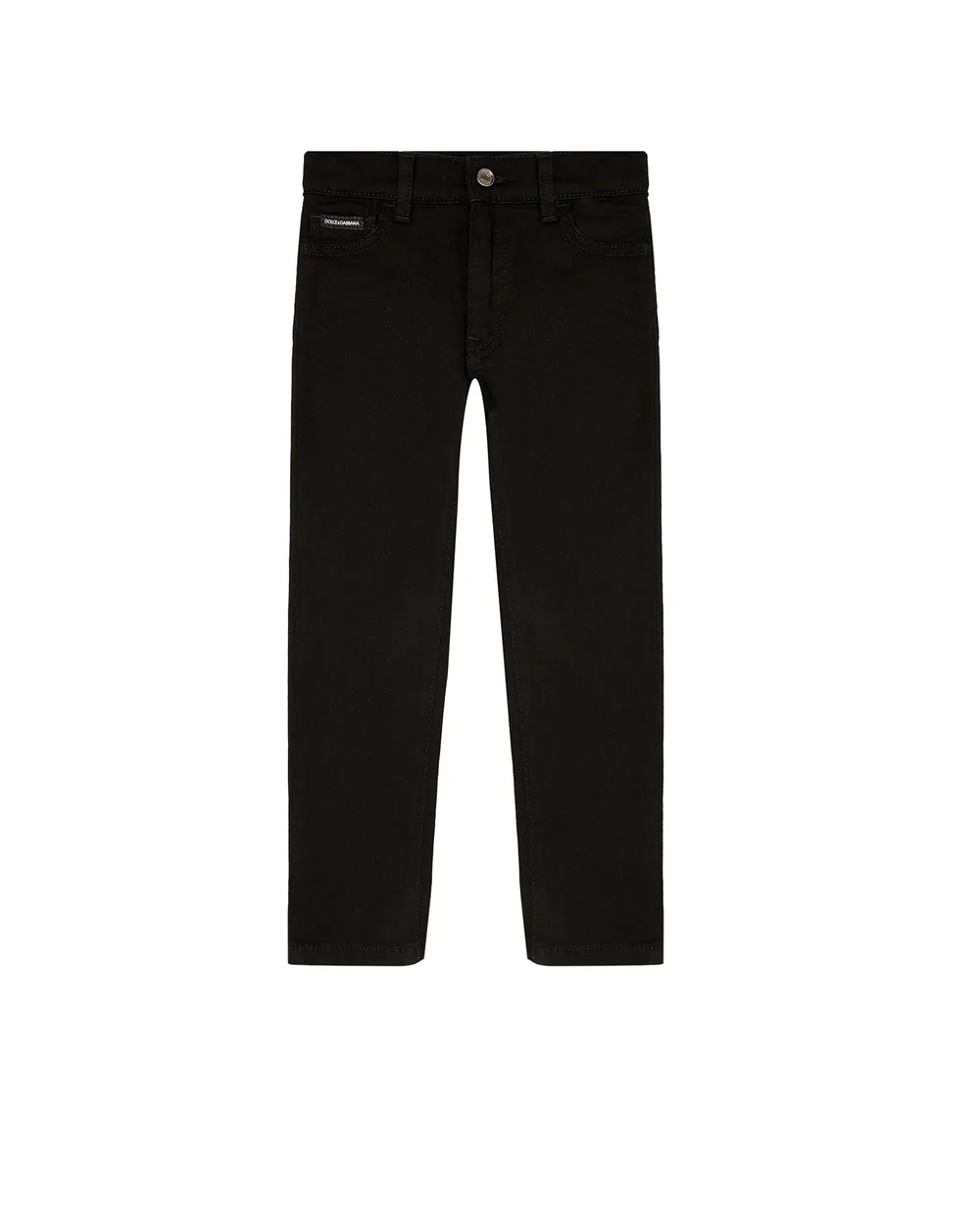 Детские джинсы Dolce&Gabbana Kids L42F46-LD998-B, черный цвет • Купить в интернет-магазине Kameron