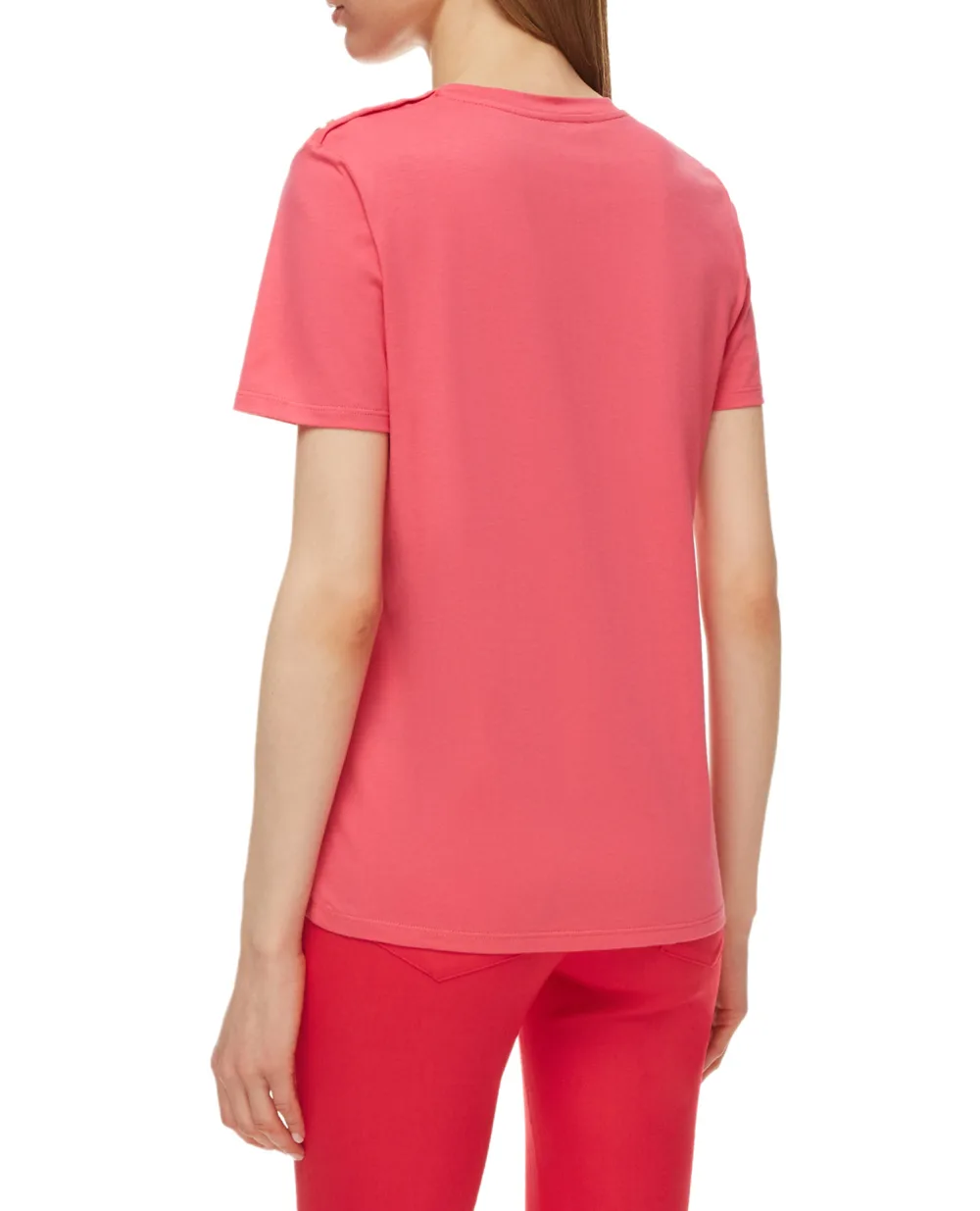 Футболка Balmain VF0EF005B044, розовый цвет • Купить в интернет-магазине Kameron