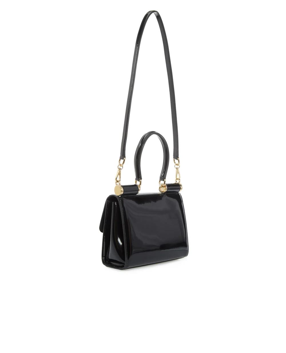 Кожаная сумка Sicily Dolce&Gabbana BB7026-A1037, черный цвет • Купить в интернет-магазине Kameron