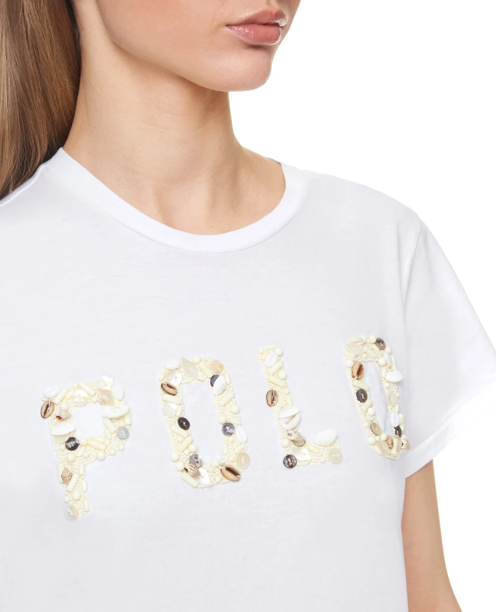 Футболка Polo Ralph Lauren 211827661001, белый цвет • Купить в интернет-магазине Kameron