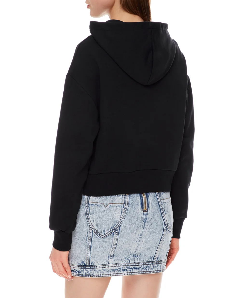 Худи Balmain VF13792B015, черный цвет • Купить в интернет-магазине Kameron