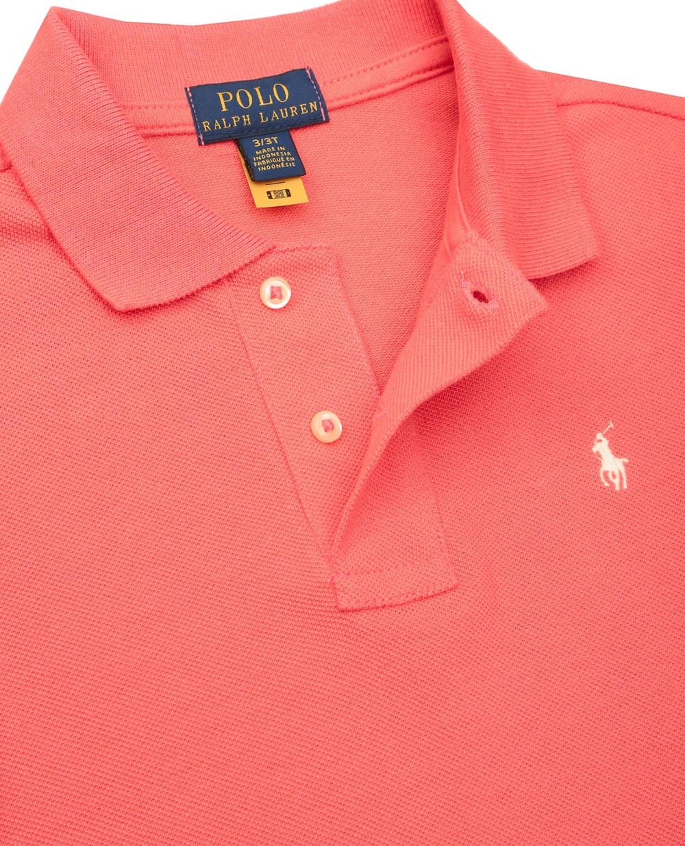 Детское поло Polo Ralph Lauren Kids 322703632118, коралловый цвет • Купить в интернет-магазине Kameron