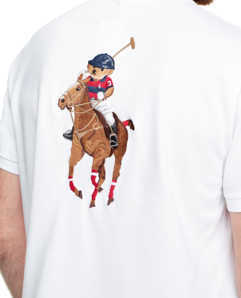 Поло Polo Ralph Lauren 710853313001, белый цвет • Купить в интернет-магазине Kameron