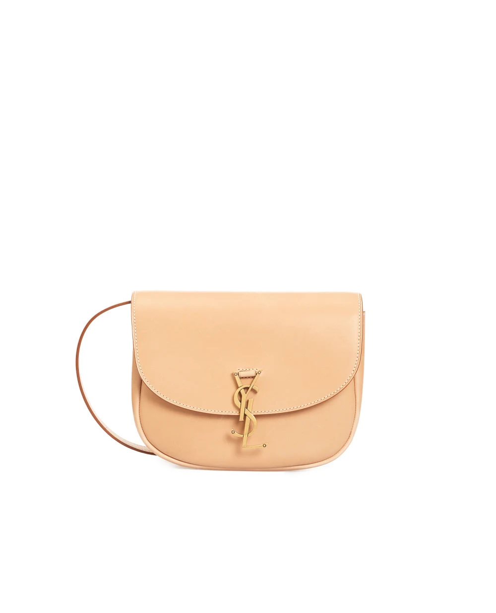 Кожаная сумка Kaia Saint Laurent 634818-BWR6W-, бежевый цвет • Купить в интернет-магазине Kameron