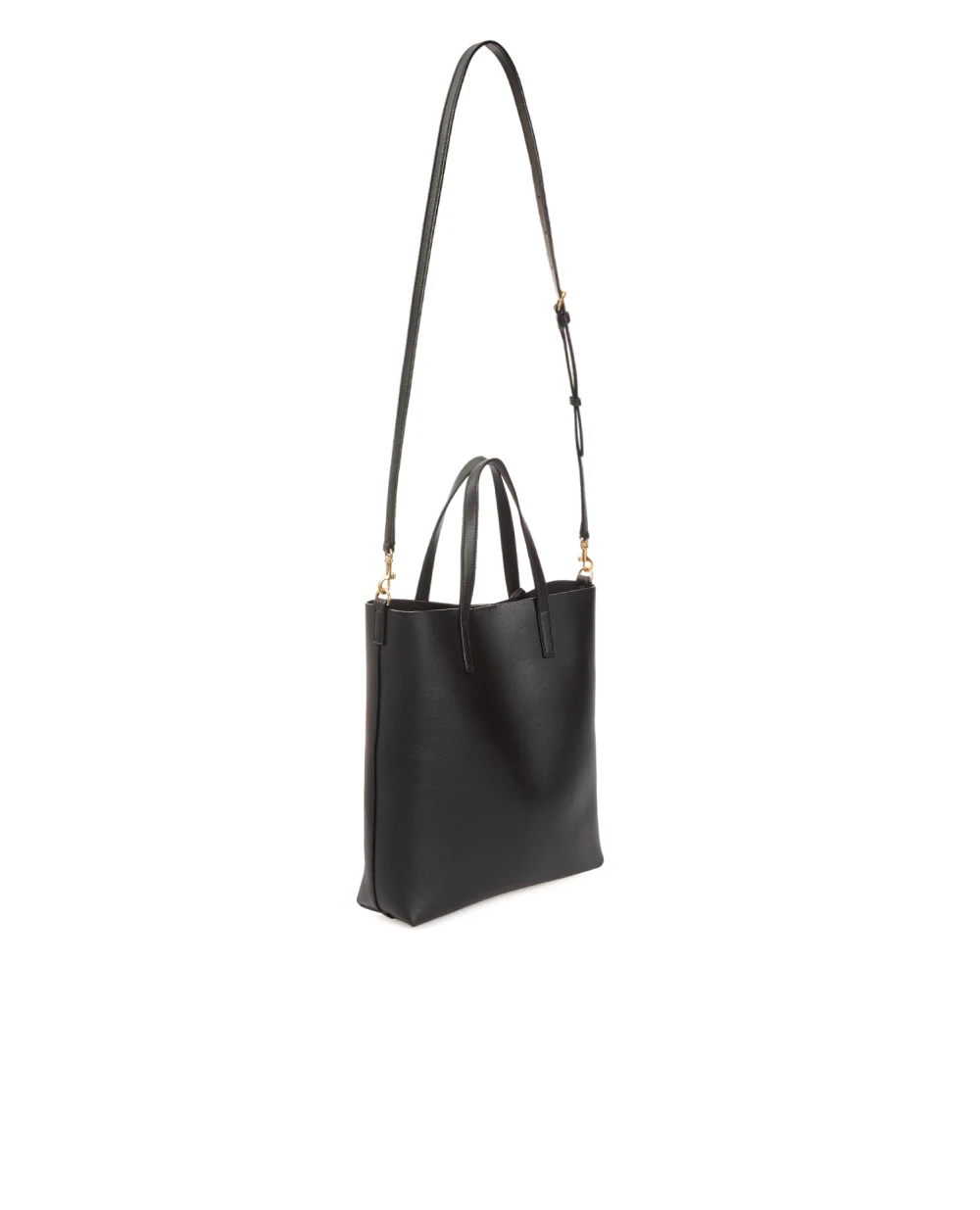 Кожаная сумка Shopping Toy Saint Laurent 600307-CSV0J, черный цвет • Купить в интернет-магазине Kameron
