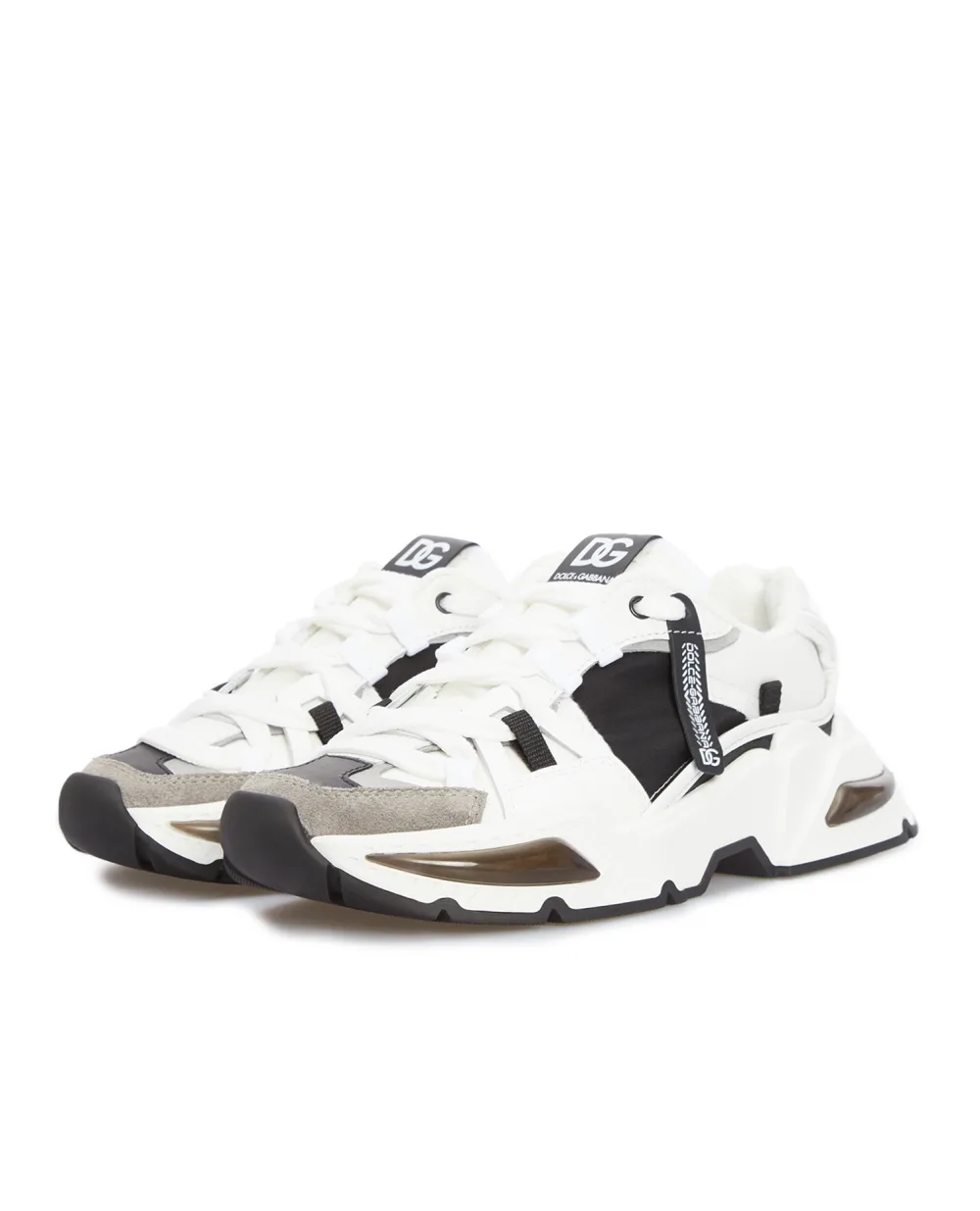 Детские кроссовки Dolce&Gabbana Kids DA5118-AY608-M, белый цвет • Купить в интернет-магазине Kameron