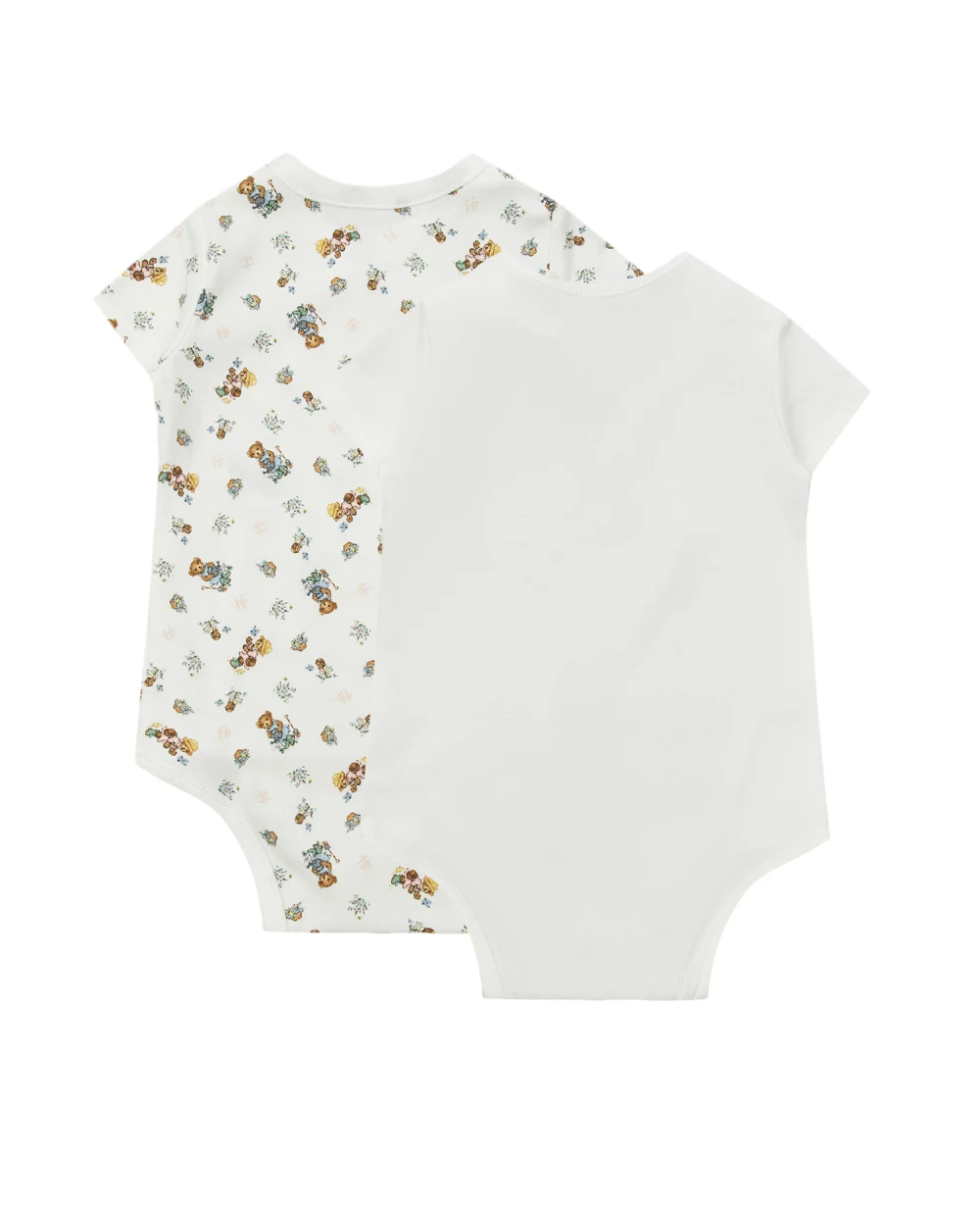 Детское боди Polo Bear (2 шт) Polo Ralph Lauren Kids 310900319001, белый цвет • Купить в интернет-магазине Kameron