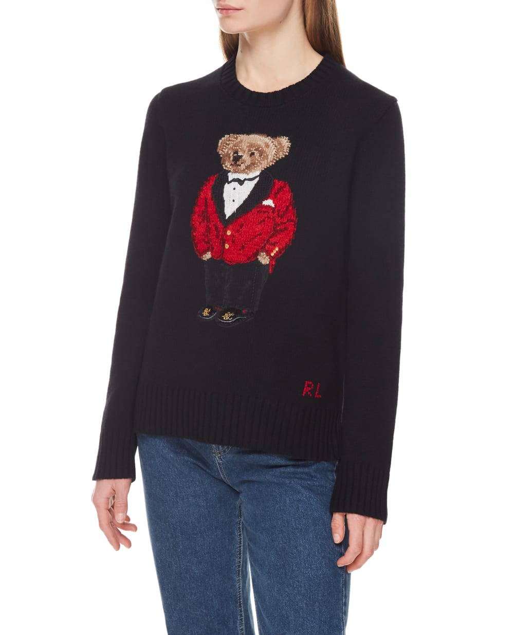Шерстяной свитер Polo Ralph Lauren 211830473001, черный цвет • Купить в интернет-магазине Kameron