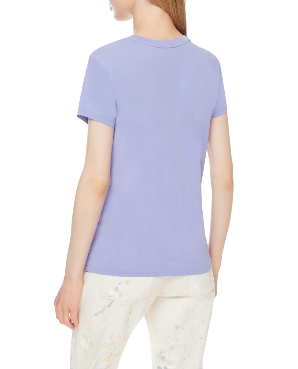 Футболка Polo Ralph Lauren 211734144046, сиреневый цвет • Купить в интернет-магазине Kameron