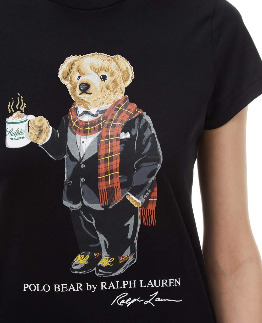 Футболка Polo Ralph Lauren 211823687001, черный цвет • Купить в интернет-магазине Kameron