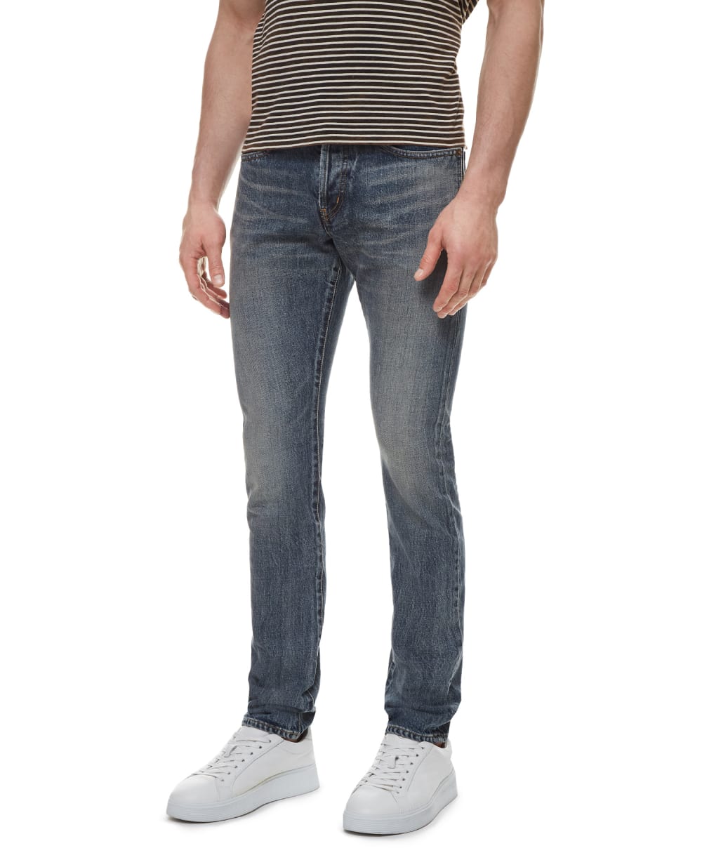 Джинсы Saint Laurent 597052-Y502V, синий цвет • Купить в интернет-магазине Kameron