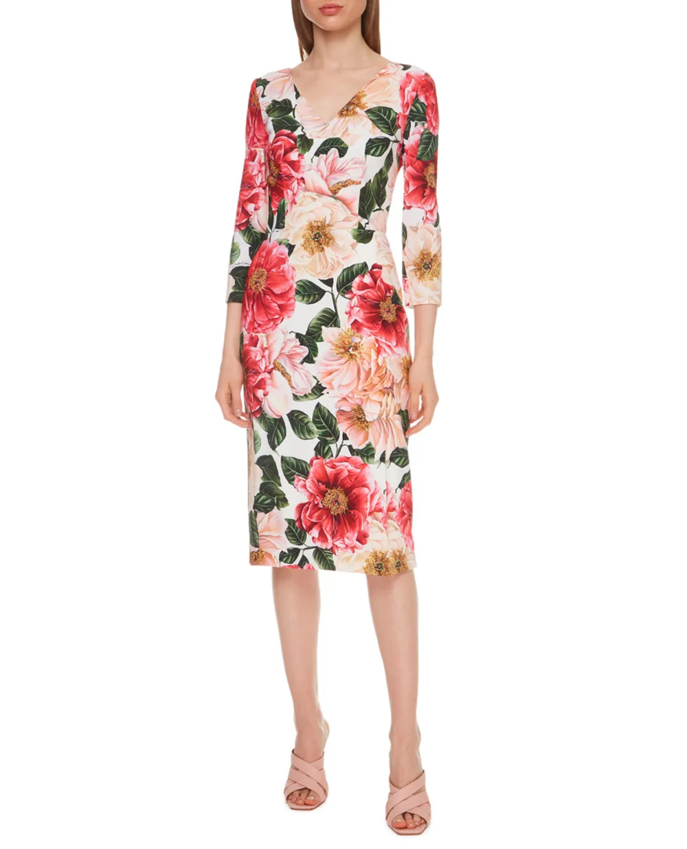 Платье Dolce&Gabbana F6I6QT-FSRMU, разноцветный цвет • Купить в интернет-магазине Kameron