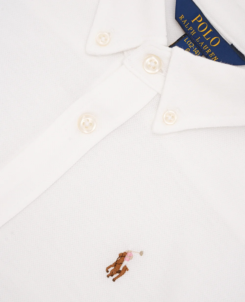 Детская рубашка Polo Ralph Lauren Kids 313901132002, белый цвет • Купить в интернет-магазине Kameron