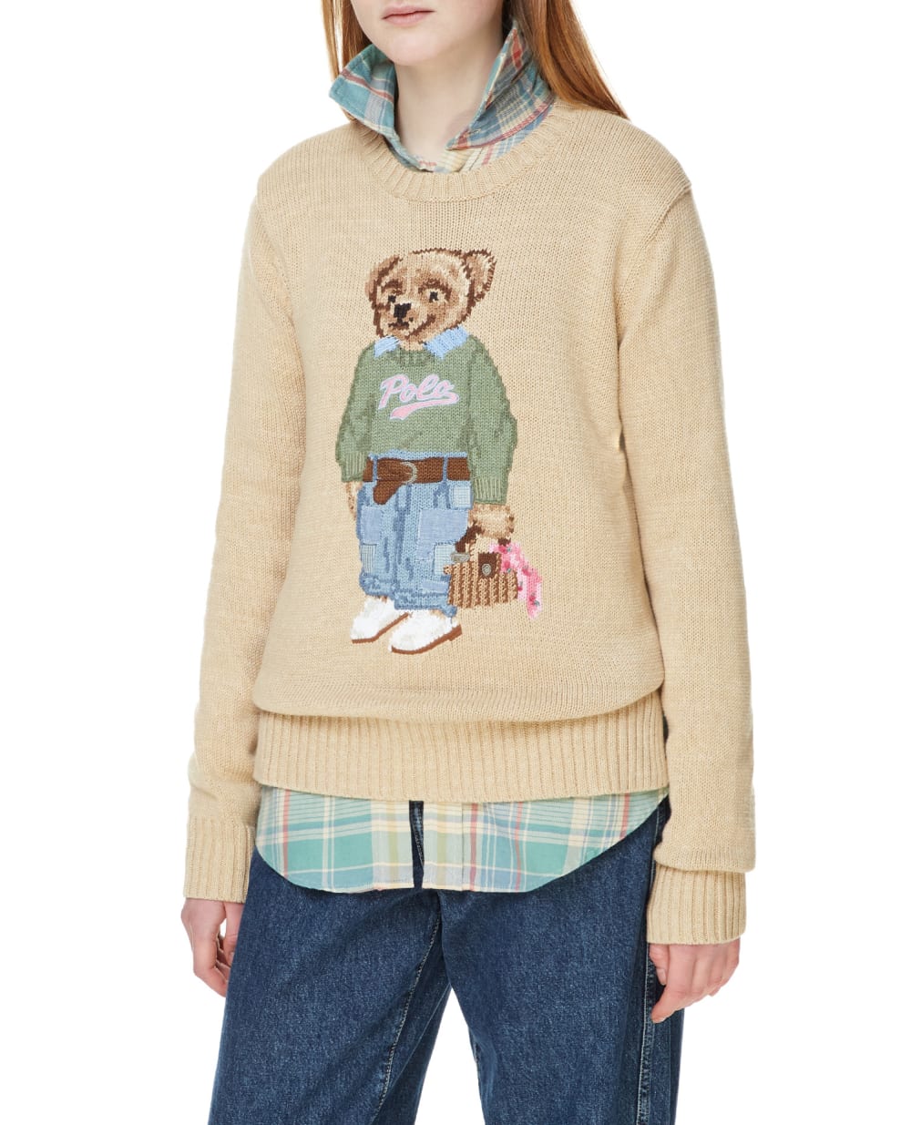 Свитер Polo Ralph Lauren 211872738001, бежевый цвет • Купить в интернет-магазине Kameron