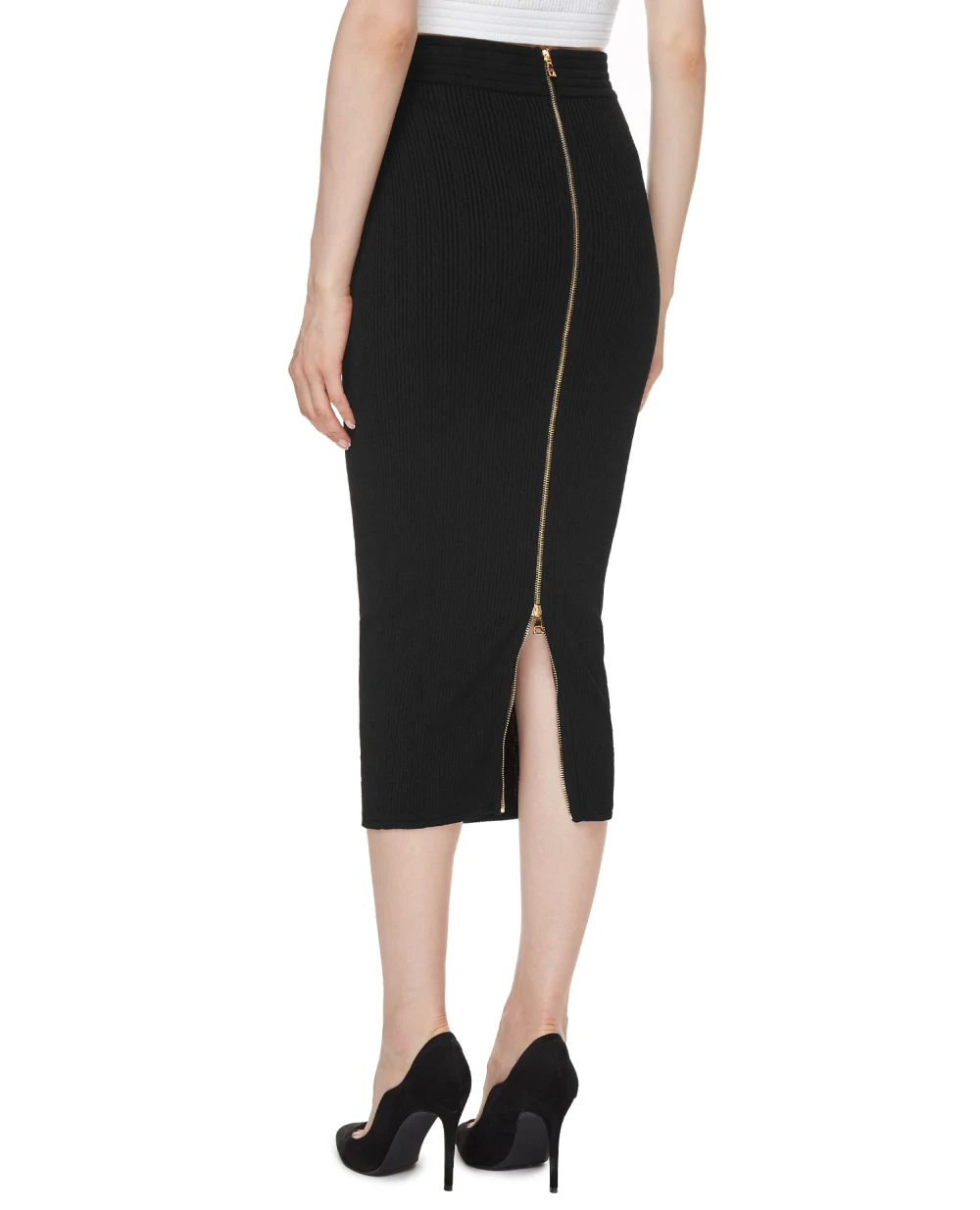 Юбка Balmain WF1LD065K211, черный цвет • Купить в интернет-магазине Kameron