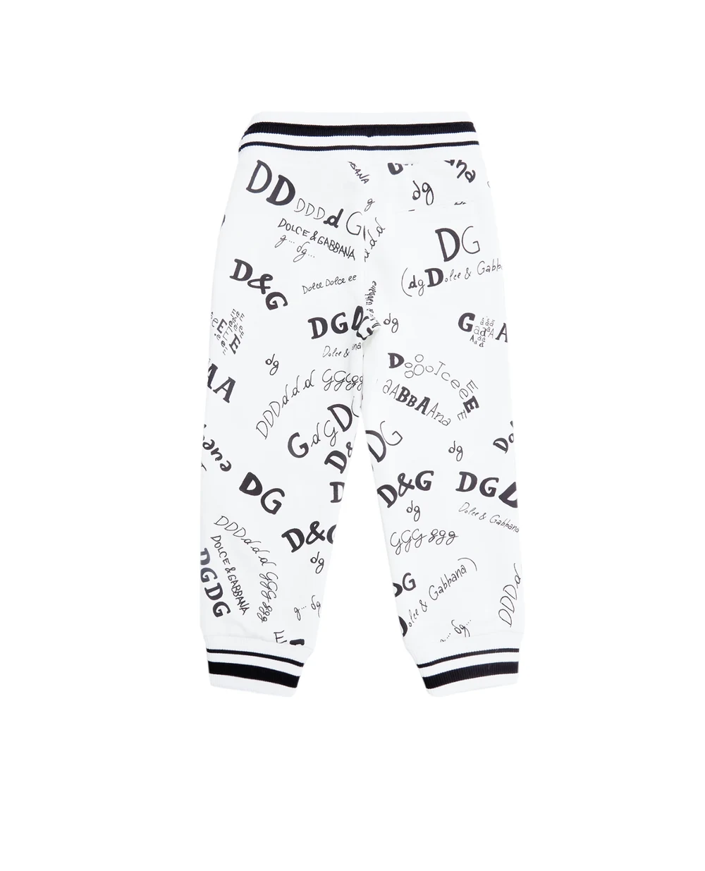 Спортивные брюки Dolce&Gabbana Kids L5JP4A-HS7D6-B, белый цвет • Купить в интернет-магазине Kameron
