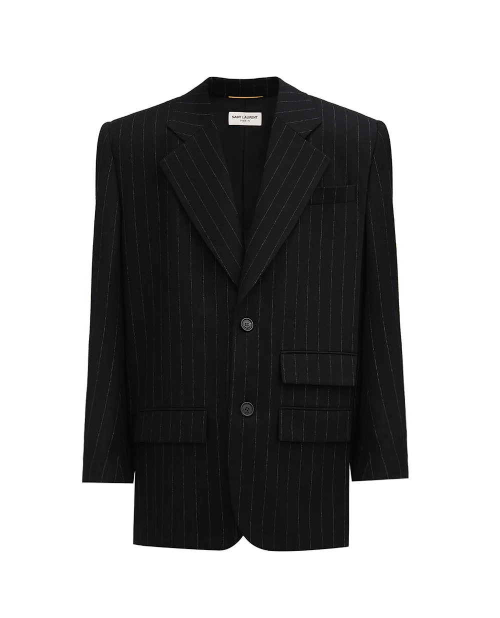 Жакет Saint Laurent 770451-Y1H24, чорний колір • Купити в інтернет-магазині Kameron