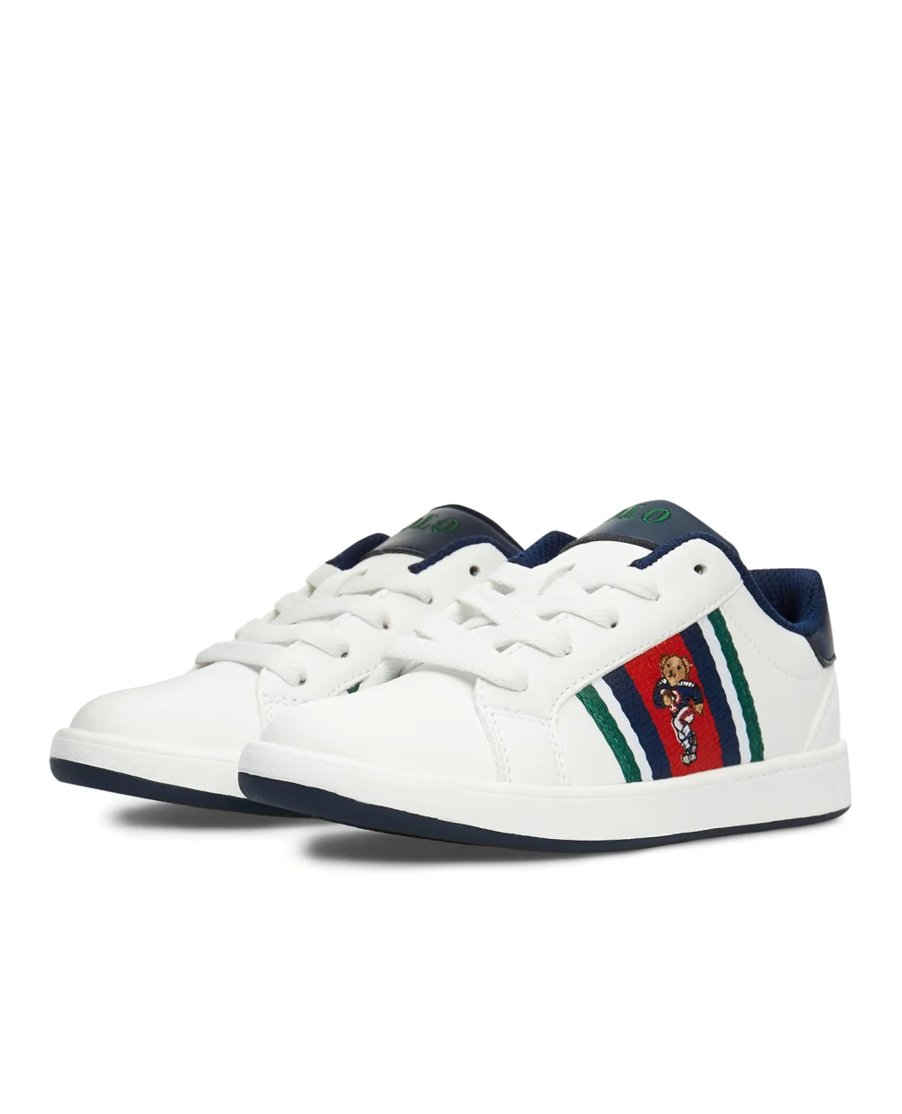 Сникеры Polo Ralph Lauren Kids RF102541-J, белый цвет • Купить в интернет-магазине Kameron