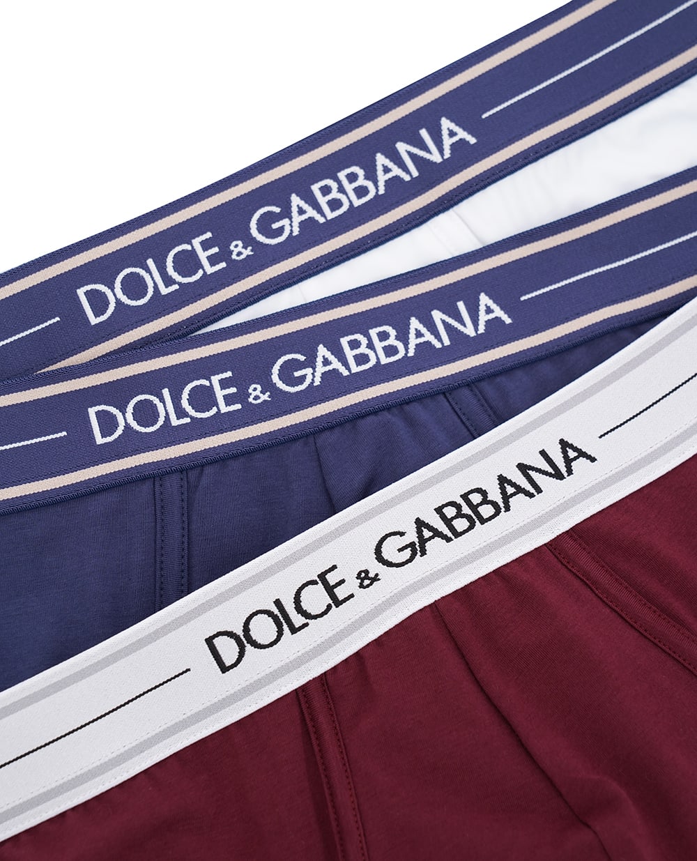 Брифы (3 шт.) Dolce&Gabbana M9D77J-ONP19, разноцветный цвет • Купить в интернет-магазине Kameron