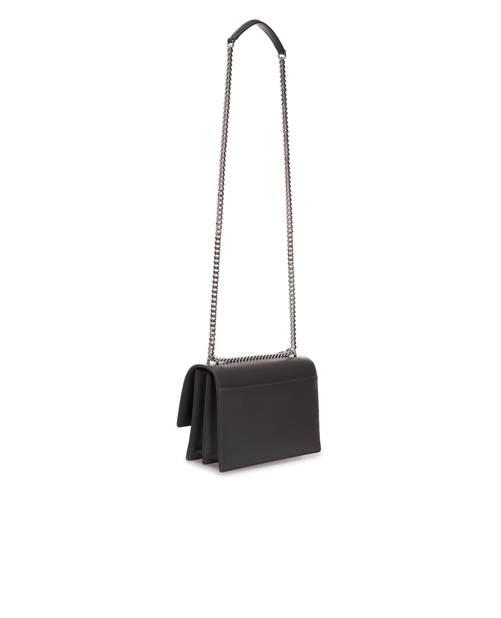 Кожаная сумка Sunset Medium Saint Laurent 442906-D420N-, темно-серый цвет • Купить в интернет-магазине Kameron