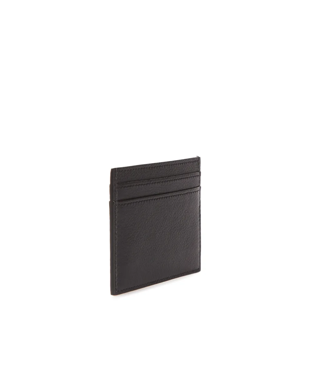 Кожаная визитница Saint Laurent 635262-15B0W, черный цвет • Купить в интернет-магазине Kameron