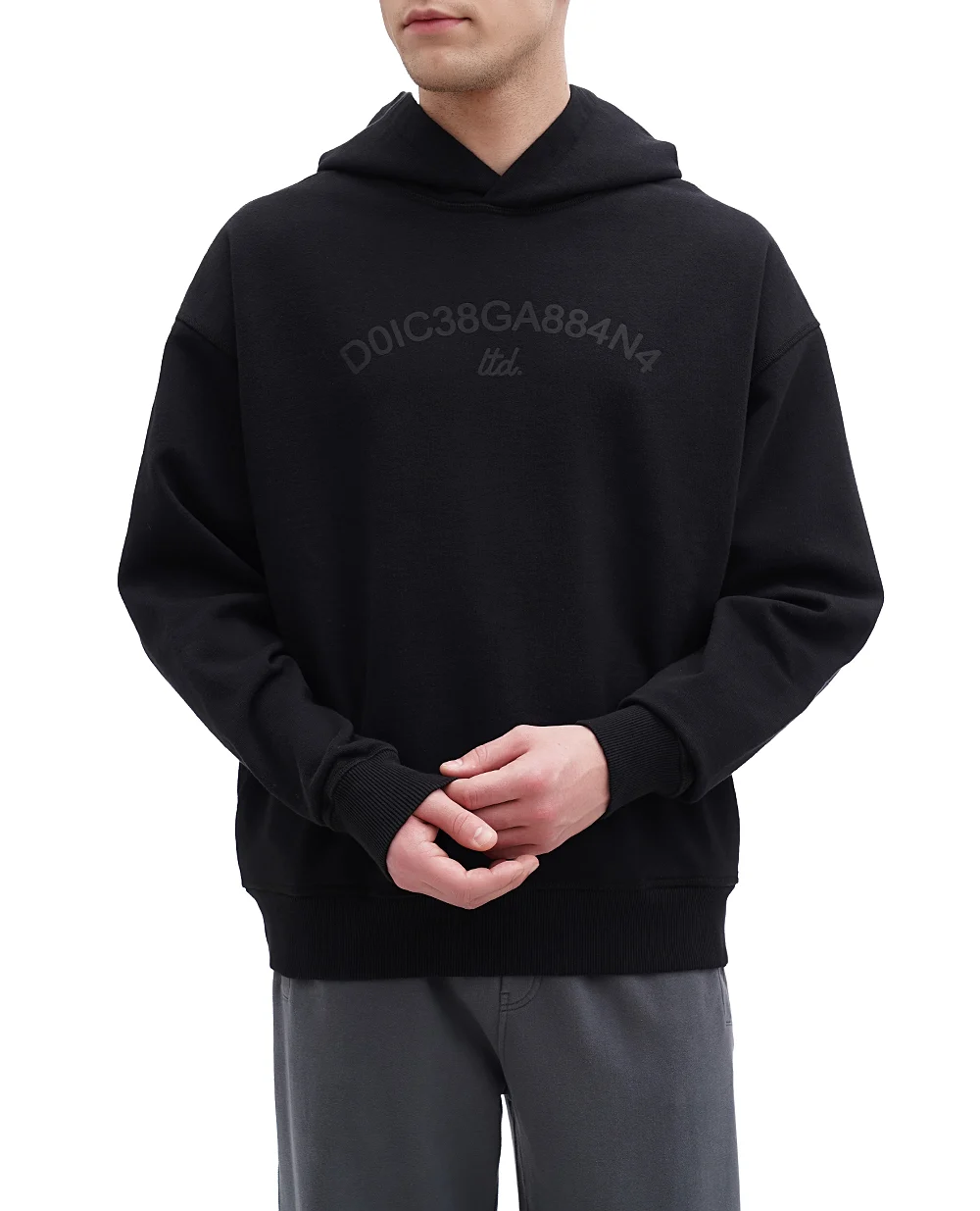 Худи Dolce&Gabbana G9AKAT-HU7PP, черный цвет • Купить в интернет-магазине Kameron