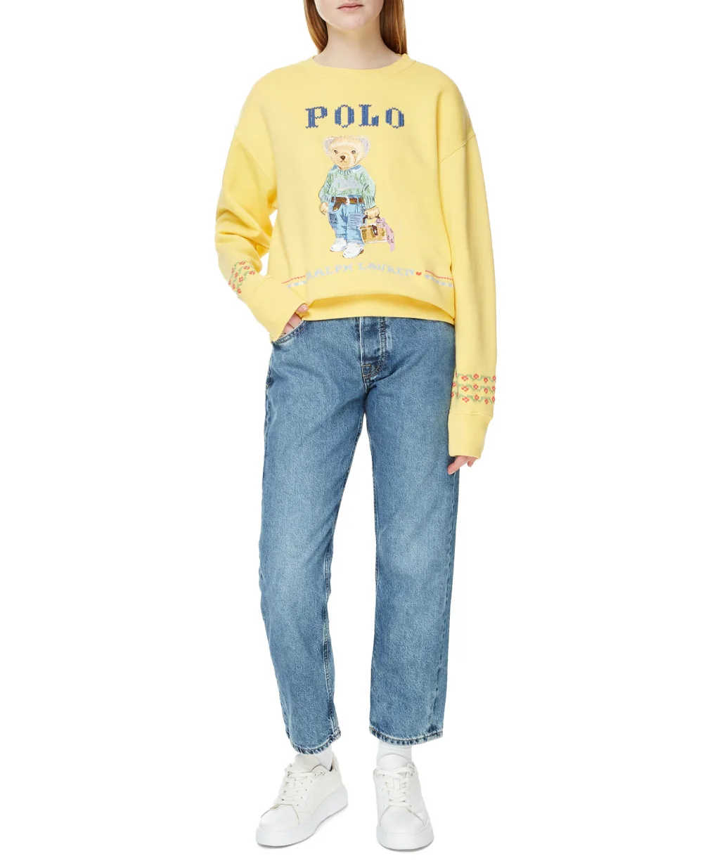 Свитшот Polo Ralph Lauren 211872981001, желтый цвет • Купить в интернет-магазине Kameron