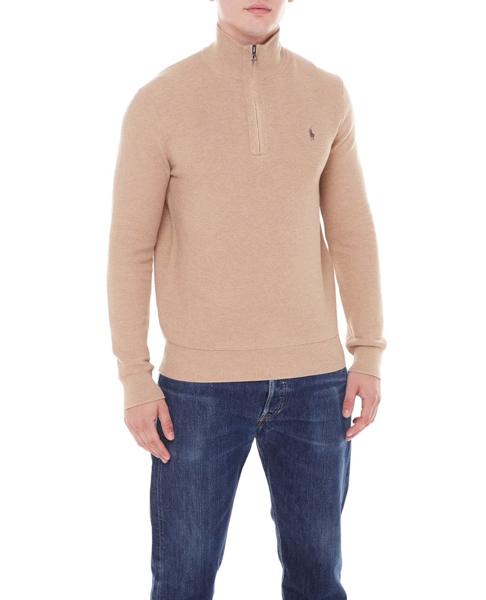 Спортивная кофта Polo Ralph Lauren 710914236018, бежевый цвет • Купить в интернет-магазине Kameron