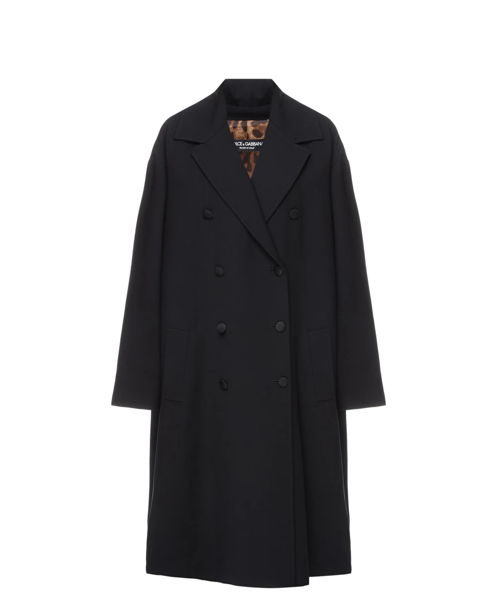 Пальто Dolce&Gabbana F0AF9T-FU3QE, черный цвет • Купить в интернет-магазине Kameron