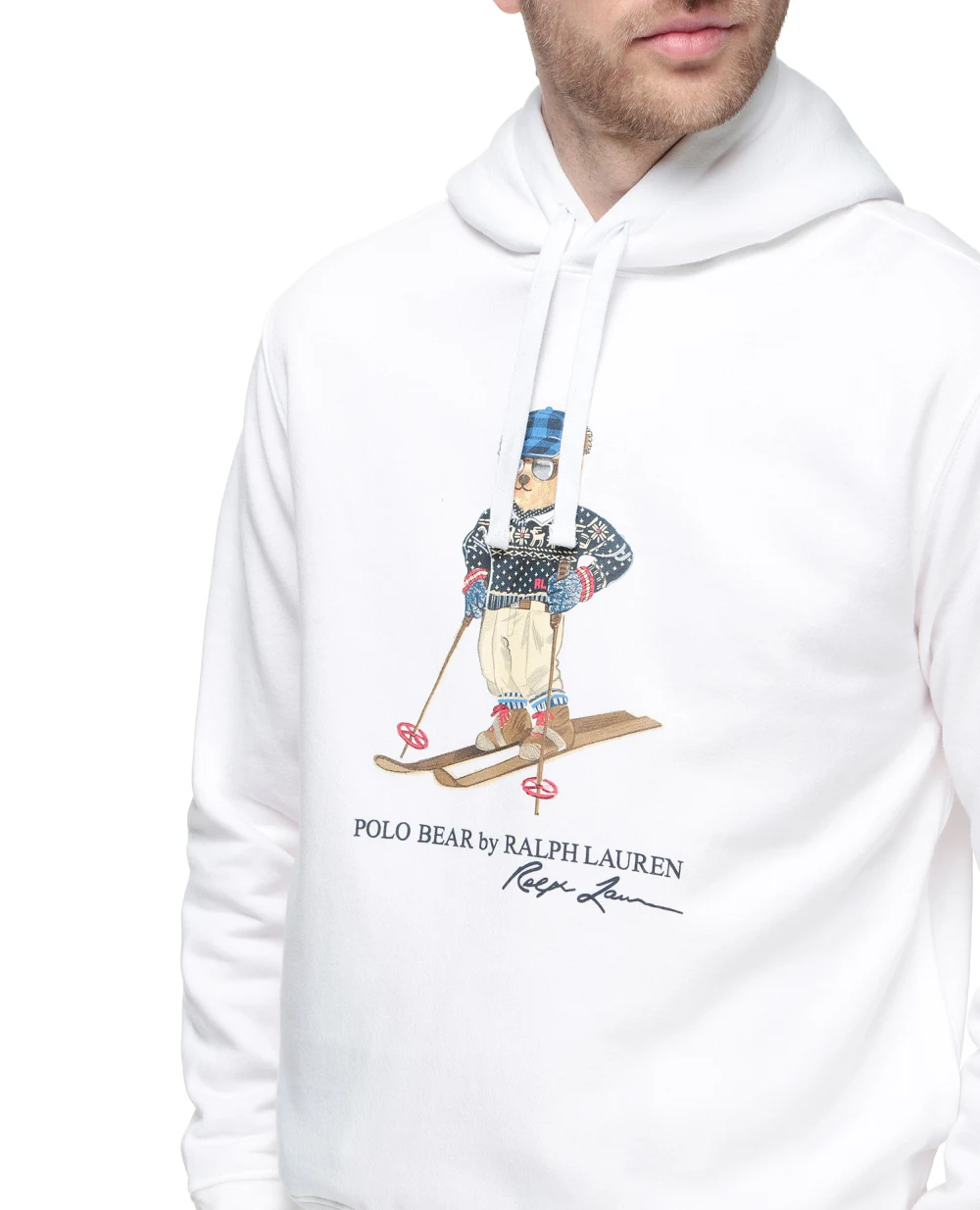 Худи Polo Ralph Lauren 710853309006, белый цвет • Купить в интернет-магазине Kameron